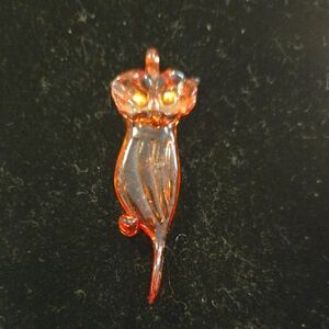 Artisan Made Glass Owl Pendant